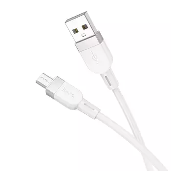 Кабель USB-Micro USB, 2.4А, 1 м, белый, HOCO Energy X109 (6942007636230)