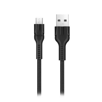 Кабель USB-micro USB, HOCO, 1.2m, чёрный, U31 Benay для HTC/Samsung