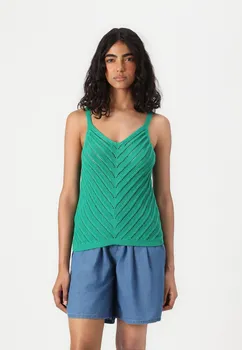 Топ VMPERU V NECK Vero Moda, зеленый