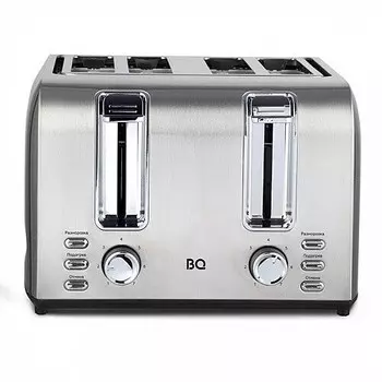 Тостер BQ T2001 Стальной-Черный