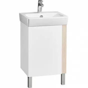 Тумба Акватон Кантри 50 Белый/Дуб Верона (1A257801AHB20)