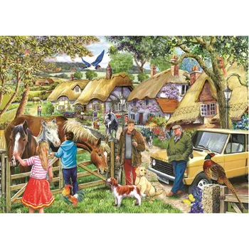 Пазлы Horses & Hounds Big 500 Puzzle