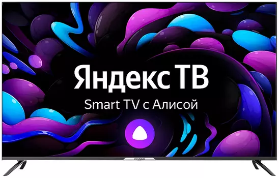 Телевизор Led Hyundai 65" H-Led65BU7003 черный (Smart TV) 4K Ultra HD