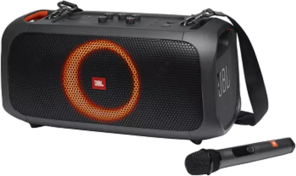 Портативная акустика JBL PartyBox On-The-Go, 100 Вт, черный EAC