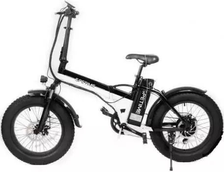 Складной электровелосипед Spetime E-Bike F6 Pro бело-черный