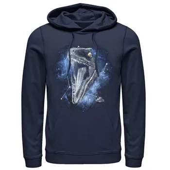 Мужской пуловер с рисунком Jurassic World Raptor Roaring Constellation Licensed Character