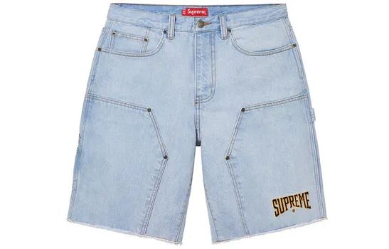 SS22 Джинсовые шорты унисекс Supreme, красный
