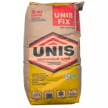 Клей для плитки UNIS FIX, 25 кг