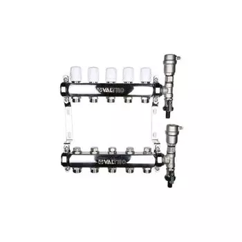 Коллекторная группа Valtec 1" евроконус 3/4"х7 выходов