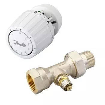 Комплект для 2х трубной системы RA-N+ головка RA 2994 Ду 15 прямой Danfoss 013G2174