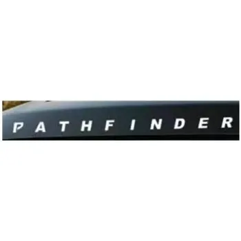 Для автомобиля Pathfinder металлические 3D буквы багажник автомобиля задняя часть автомобиля значок наклейки на автомобиль стильные автомобильные аксессуары чёрный