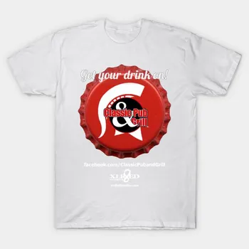 Футболка женская Classicsparty_Bottlecap Harajuku Print Kawaii футболка летняя женская футболка с коротким рукавом топ футболка S розовый