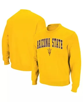 Мужская толстовка-пуловер Arizona State Sun Devils с логотипом и аркой Colosseum, золотой