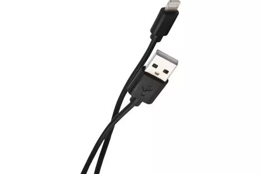 Кабель USB-Lightning 8-pin, 1.5A 1 м, черный Red Line (УТ000023130)