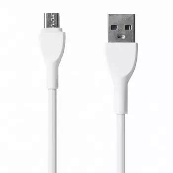 Кабель USB-Micro USB, 1.5A 1 м, белый Kurato RORI-M205 (106686)