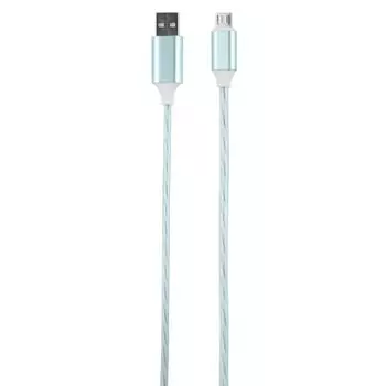 Кабель USB-Micro USB, 1м, синий Red Line (УТ000018308)