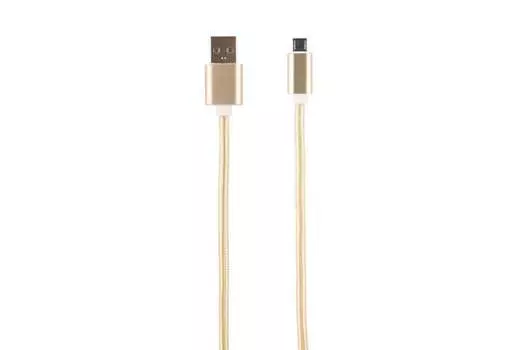 Кабель USB-Micro USB, 1м, золотистый Red Line (УТ000013406)
