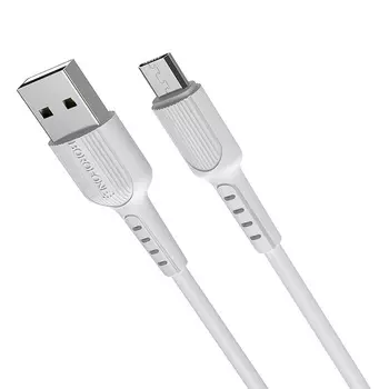 Кабель USB-Micro USB, 2A, 1м, белый Borofone Easy BX16 (99482)