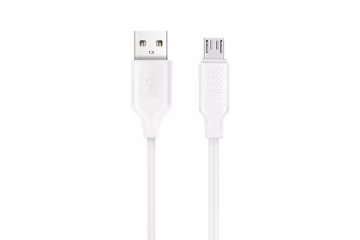 Кабель USB 2.0(Am)-Micro USB 2.0(Bm), 2A, 1м, белый HARPER BCH-321