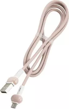 Кабель USB-Micro USB, 2A, 1м, розовый Red Line Candy BMC-604 (УТ000021986)