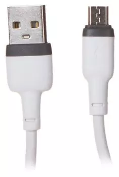 Кабель USB-Micro USB, 3A 1 м, белый Red Line Touch (4640171400047)