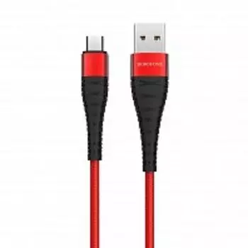 Кабель USB-Micro USB, 5A, 1м, красный Borofone Munificent BX32