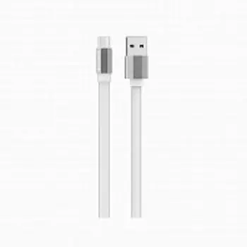 Кабель USB 2.0(Am)-Micro USB 2.0(Bm), плоский, 2.4A, 1.2м, белый Borofone Glory BU8 (99139)