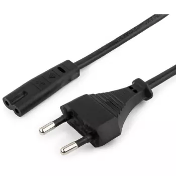 Кабель питания Schuko (Euro)(M)-IEC-320-C7 прямая вилка, 1.8 м, черный Power Cube RPC-184BLPRO1.8S (RPC-184BLPRO1.8S)