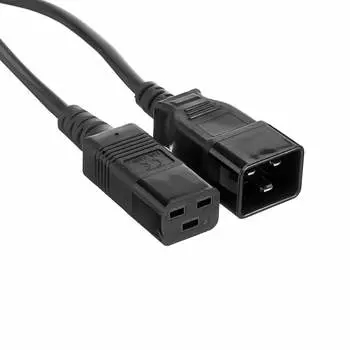 Кабель питания IEC-320-C19-IEC-320-C20, 16A, 5м, черный Exegate Power (EP280637RUS)