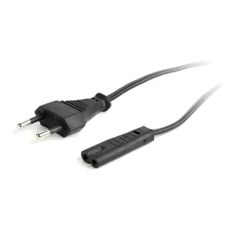 Кабель с вилкой Europlug(M)-IEC-320-C7, 10A, 1.8 м, черный Cablexpert (PC-184-VDE-1.8M 1,8м)