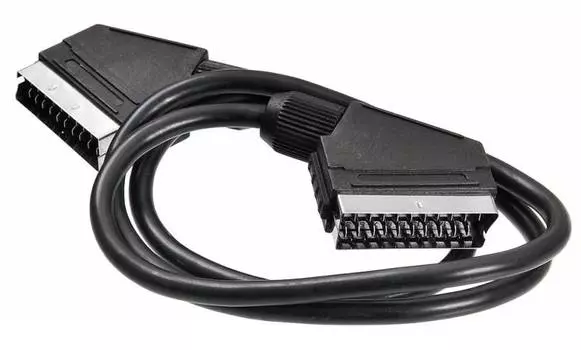 Кабель SCART(M)-SCART(M), 1 м, черный Buro (BSC001-B-1)