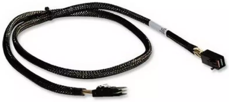 Кабель ACD, SFF-8643 (mini SAS HD) - SFF-8087 (mini SAS), форма сечения круглая, 75 см, черный (6705048-75)