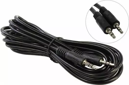 Кабель соединительный 5bites Jack 3.5-Jack 3.5, 3м, черный (AC35J-030M)