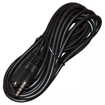 Кабель соединительный Gembird Jack 3.5-Jack 3.5(f), 3м, черный (Jack/m - Jack/f CCA-423)
