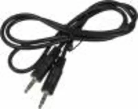 Кабель соединительный Jack 3.5mm(M)-Jack 3.5mm(M), 1 м, черный Ningbo (JAAC002-1)