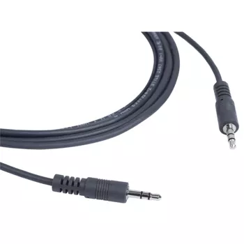 Кабель соединительный Jack 3.5mm(M)-Jack 3.5mm(M), 3 м, черный Kramer C-A35M/A35M-10 (95-0101010)