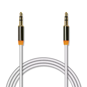 Кабель соединительный Jet.A Jack 3.5-Jack 3.5, 1м, белый (JA-AC01)