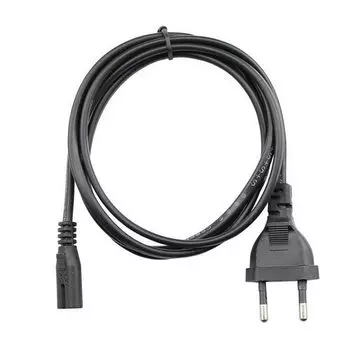 Кабель питания IEC-320-C7-Europlug(M), 220В, 1.8 м, черный Telecom (TE023-CU0.5-1.8M)