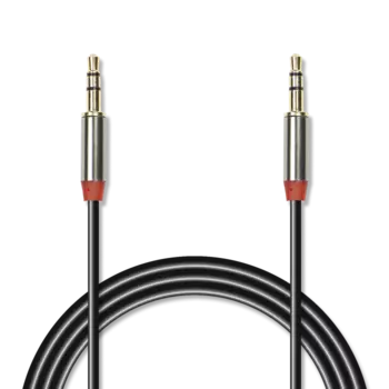 Кабель соединительный Jet.A Jack 3.5-Jack 3.5, 2м, черный (JA-AC01)