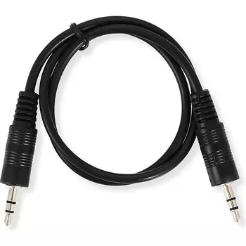 Кабель соединительный Ningbo Jack 3.5-Jack 3.5, 50см, черный (JAAC002-0.5)