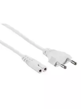 Кабель питания IEC-320-C7-Europlug(M) прямая вилка, 2.5А, 3 м, белый iOpen ACE023-W-3.0M (ACE023-W-3.0M)