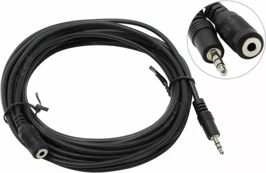 Кабель соединительный Telecom Jack 3.5(M)-Jack 3.5(f), 5м (TAV7179-5M)