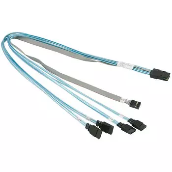 Кабель Supermicro CBL-0097L-02 79536-3220 IPASS-4SATA, 50cm