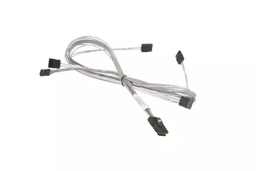 Кабель SuperMicro, SFF-8087 (mini SAS) - 4xSATA+SB, 76/66/54/45 см (CBL-0343L-01)