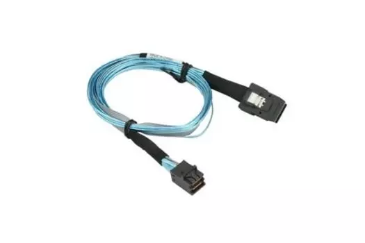Кабель SuperMicro, SFF-8087 (mini SAS) - SFF-8643 (mini SAS HD), 50 см, голубой (CBL-SAST-0508-01)