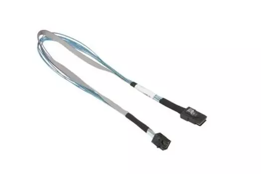 Кабель SuperMicro, SFF-8087 (mini SAS) - SFF-8643 (mini SAS HD), 50см, голубой (CBL-SAST-0508-02)