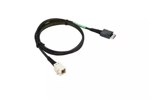 Кабель SuperMicro, SFF-8611 (OCuLink) - SFF-8643 (mini SAS HD), 70 см, черный (CBL-SAST-0972)