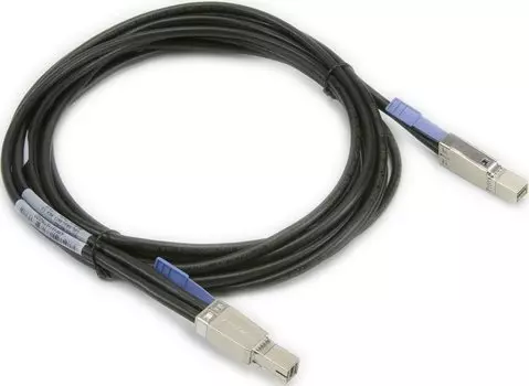 Кабель SuperMicro, SFF-8644 (mini SAS HD) - SFF-8644 (mini SAS HD), внешний, 3 м, черный (CBL-SAST-0677)