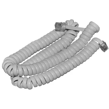 Кабель RJ-10-RJ-10(4P-4C), 4 м, белый REXANT (18-2041)