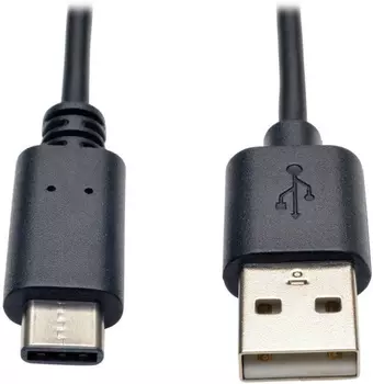 Кабель TRIPPLITE USB-Type-C, 90см, черный (U038-003)